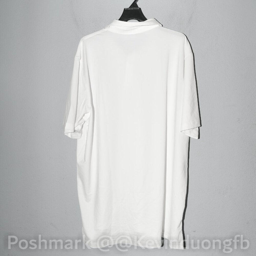 Peter Millar Men's White Solid Performance Polo -… - image 2